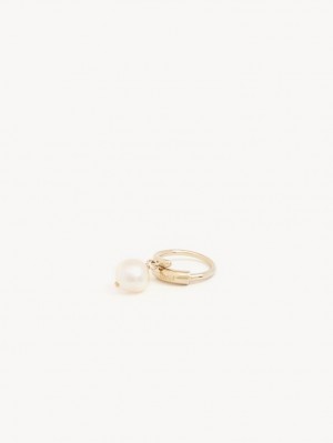 Anillos Chloe Darcey Baroque Dorados Blancos | CHE-SR14392