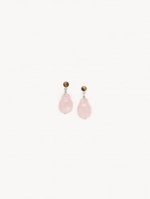 Aretes Chloe Darcey Rosas Marrom | CHE-SR14414