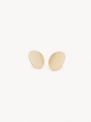 Aretes Chloe Penelope Clip-on Dorados | CHE-SR14407