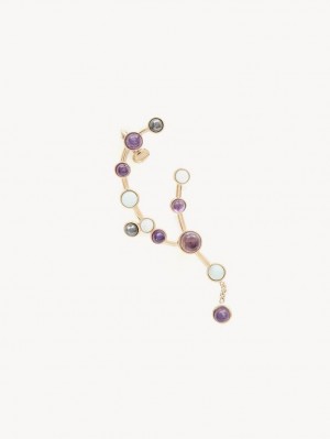 Aretes Chloe Zodiac Aquarius Multicolor | CHE-SR14404