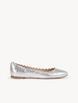 Ballet Flat Chloe Lauren Plateados | CHE-SR14271