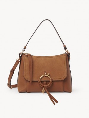 Bolsa De Hombro Chloe Joan Small Marrom | CHE-SR14680