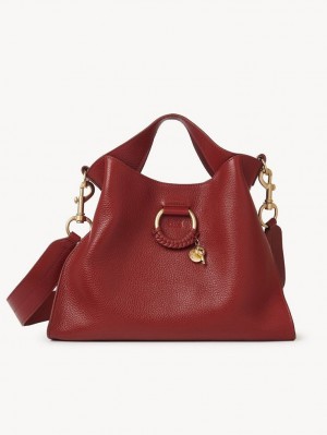 Bolsa De Hombro Chloe Joan Small Top Handle Rojos | CHE-SR14601
