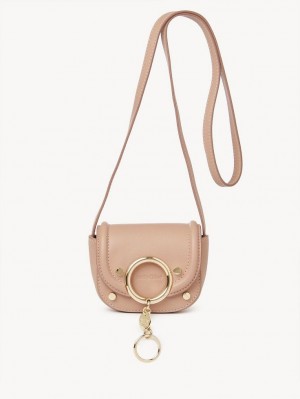 Bolsa De Hombro Chloe Mara Micro Cafes Rosas | CHE-SR14606
