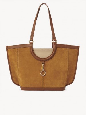 Bolsa De Hombro Chloe Mara Shopper Marrom | CHE-SR14592