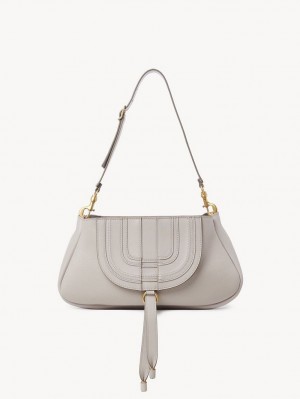 Bolsa De Hombro Chloe Marcie Clutch Grises | CHE-SR13452