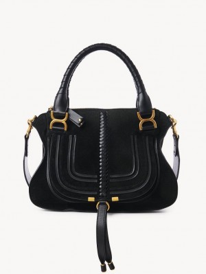 Bolsa De Hombro Chloe Marcie Double Carry Negros | CHE-SR13438