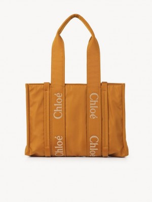 Bolsa De Hombro Chloe Medium Woody Amarillos | CHE-SR13411