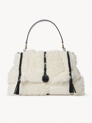 Bolsa De Hombro Chloe Penelope Large Soft Blancos | CHE-SR13442