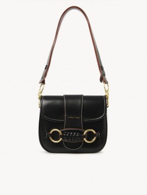Bolsa De Hombro Chloe Saddie Satchel Negros | CHE-SR14665
