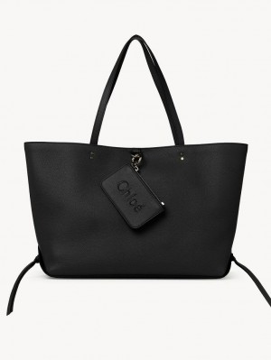 Bolsa De Hombro Chloe Sense Medium East-west Negros | CHE-SR13455