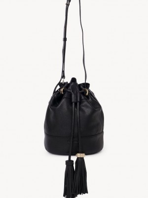 Bolsa De Hombro Chloe Vicki Bucket Negros | CHE-SR14637