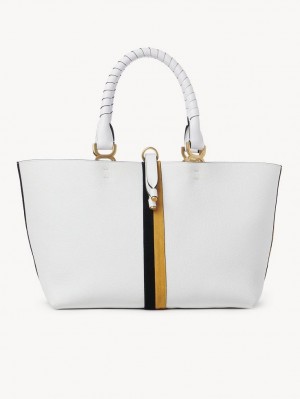 Bolso Tote Chloe Marcie Small Multicolor Blancos | CHE-SR13303