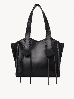 Bolso Tote Chloe Medium Mony Negros | CHE-SR13378