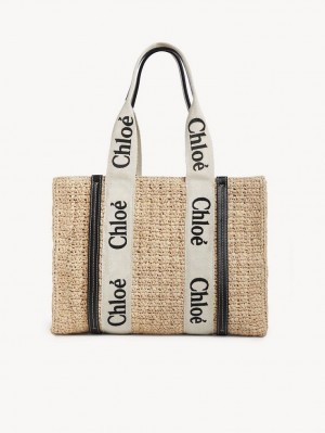 Bolso Tote Chloe Medium Woody Marrom | CHE-SR13368