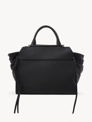 Bolso Tote Chloe Steph Medium Double Carry Negros | CHE-SR13372