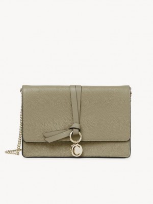 Bolsos Cruzados Chloe Alphabet Clutch Verdes | CHE-SR13481