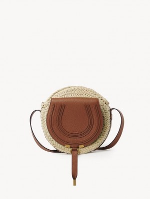 Bolsos Cruzados Chloe Marcie Basket Marrom | CHE-SR13478