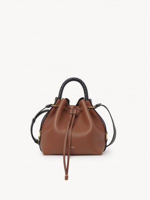Bolsos Cruzados Chloe Marcie Bucket Marrom | CHE-SR13614