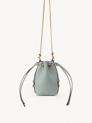 Bolsos Cruzados Chloe Marcie Micro Bucket Verdes | CHE-SR13589