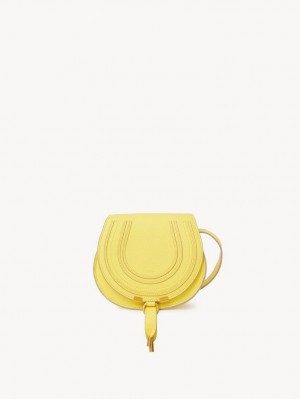Bolsos Cruzados Chloe Marcie Small Amarillos | CHE-SR13533