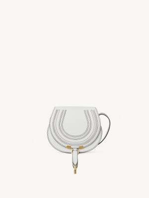 Bolsos Cruzados Chloe Marcie Small Blancos | CHE-SR13502
