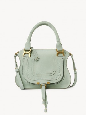 Bolsos Cruzados Chloe Marcie Small Double Carry Verdes | CHE-SR13601