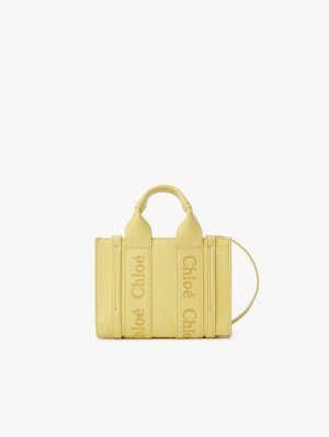 Bolsos Cruzados Chloe Mini Woody Amarillos | CHE-SR13520