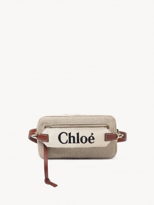 Bolsos Cruzados Chloe Woody Belt Marrom | CHE-SR13607