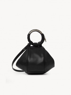 Bolsos Mini Chloe Hana Wristlet Negros | CHE-SR14771