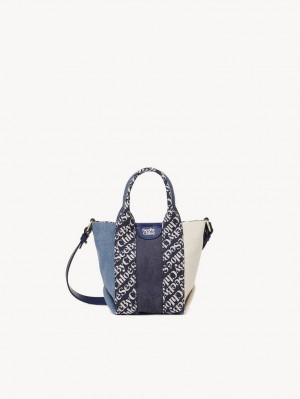 Bolsos Mini Chloe Laetizia Tote Azul Rey Azul Marino | CHE-SR14766