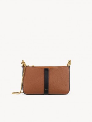 Bolsos Mini Chloe Marcie Pouch On Chain Marrom | CHE-SR13703