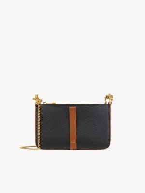 Bolsos Mini Chloe Marcie Pouch On Chain Negros | CHE-SR13704