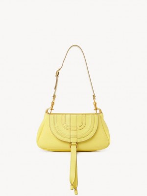 Bolsos Mini Chloe Marcie Small Clutch Amarillos | CHE-SR13679