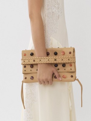 Bolsos Mini Chloe Mony Clutch Marrom | CHE-SR13667
