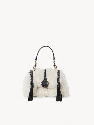Bolsos Mini Chloe Penelope Soft Shoulder Blancos | CHE-SR13707