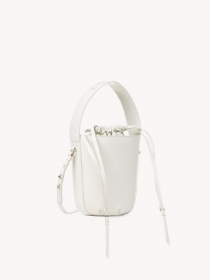 Bolsos Mini Chloe Sense Bucket Blancos | CHE-SR13677