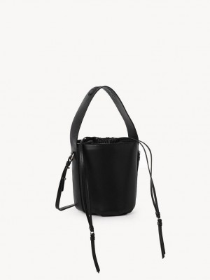 Bolsos Mini Chloe Sense Bucket Negros | CHE-SR13702