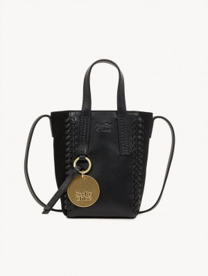 Bolsos Mini Chloe Tilda Tote Negros | CHE-SR14752