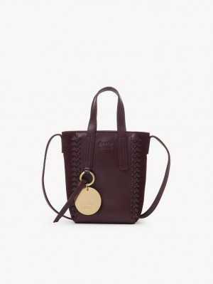 Bolsos Mini Chloe Tilda Tote Vino | CHE-SR14750