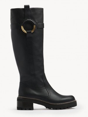 Botas Chloe Hana Altos Negros | CHE-SR14893