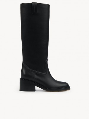 Botas Chloe Mallo High Negros | CHE-SR14235