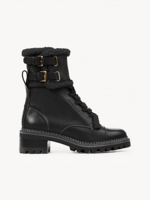 Botas Chloe Mallory Ciclismo Negros | CHE-SR14863
