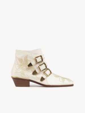 Botas Chloe Susanna Corta Blancos | CHE-SR14201