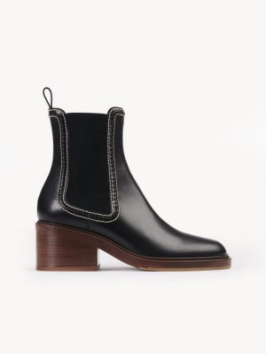 Botines Chloe Mallo Negros | CHE-SR14209