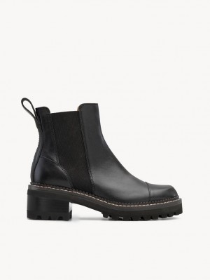 Botines Chloe Mallory Negros | CHE-SR14885
