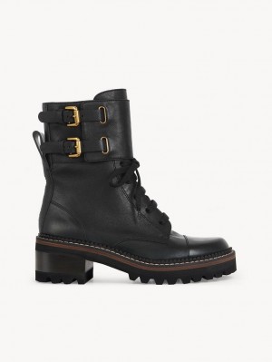 Botines Chloe Mallory Negros | CHE-SR14888