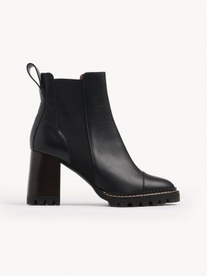 Botines Chloe Mallory Negros | CHE-SR14889