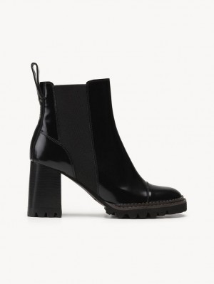 Botines Chloe Mallory Negros | CHE-SR14890