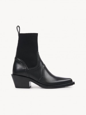 Botines Chloe Nellie Texan Negros | CHE-SR14199